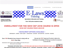 Tablet Screenshot of e-lawstraining.com